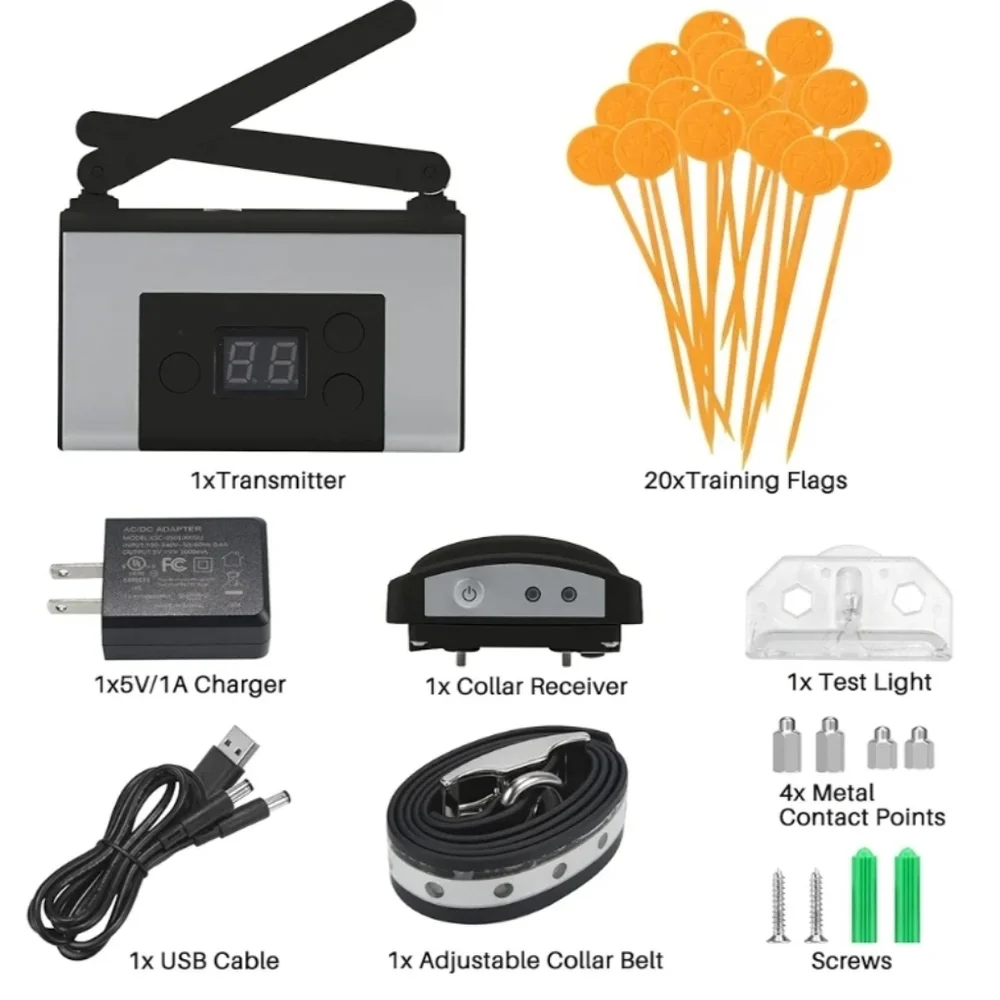 Wireless electronic pet fence system